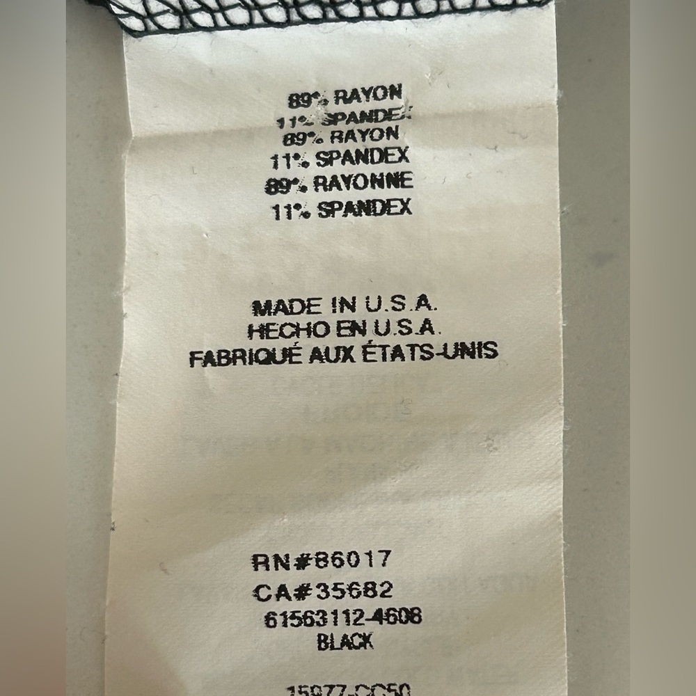 Vintage Y2K Black Bebe Baby Tee Rhinestones Bling - Picture 4 of 4